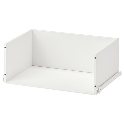 KONSTRUERA Drawer without front, white, 60x40x30 cm
