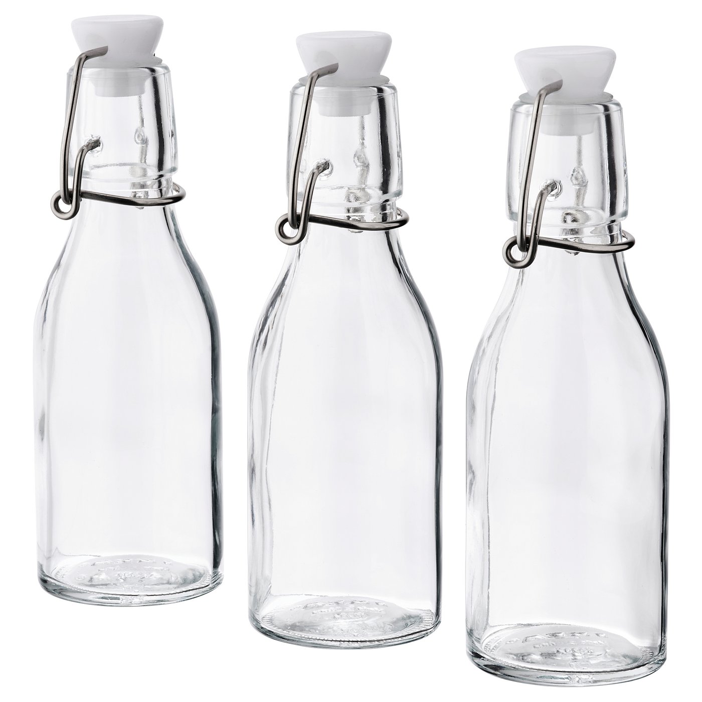 KORKEN Bottle with stopper - clear glass 15 cl