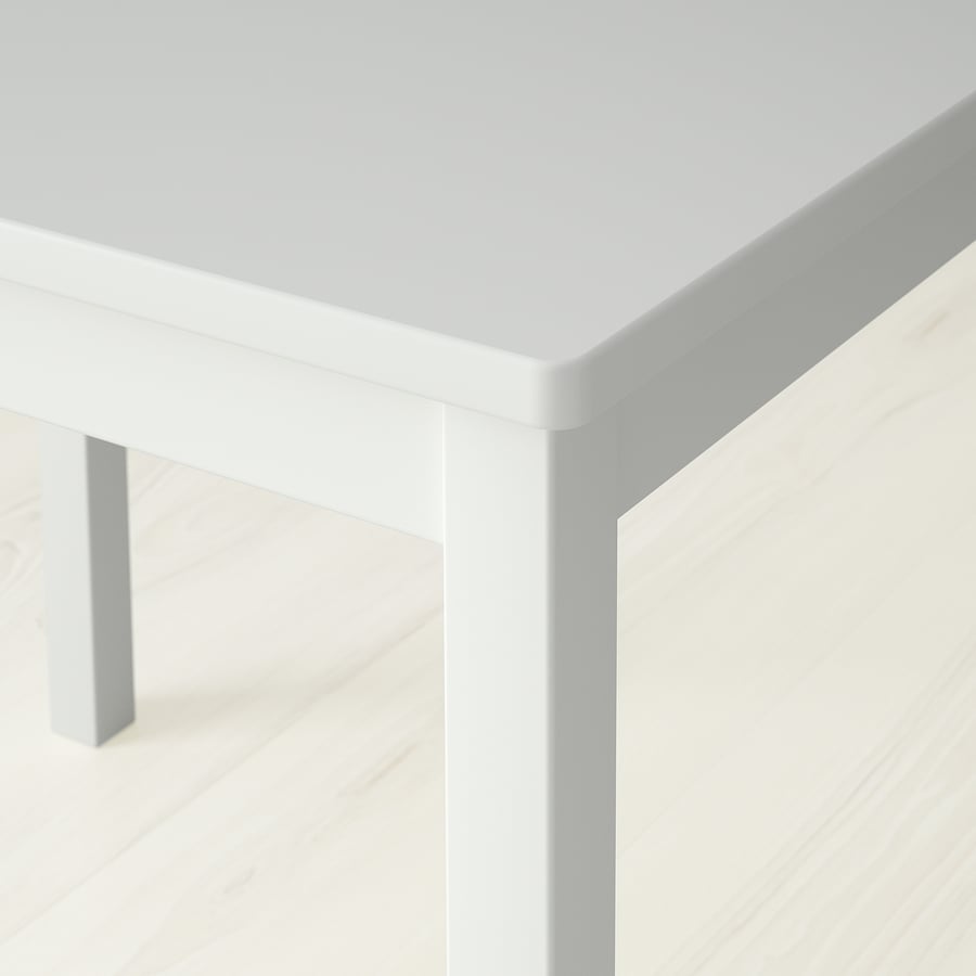 KRITTER Children's table, white, 59x50 cm IKEA