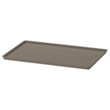 KUGGIS Lid, dark grey-beige, 26x35 cm