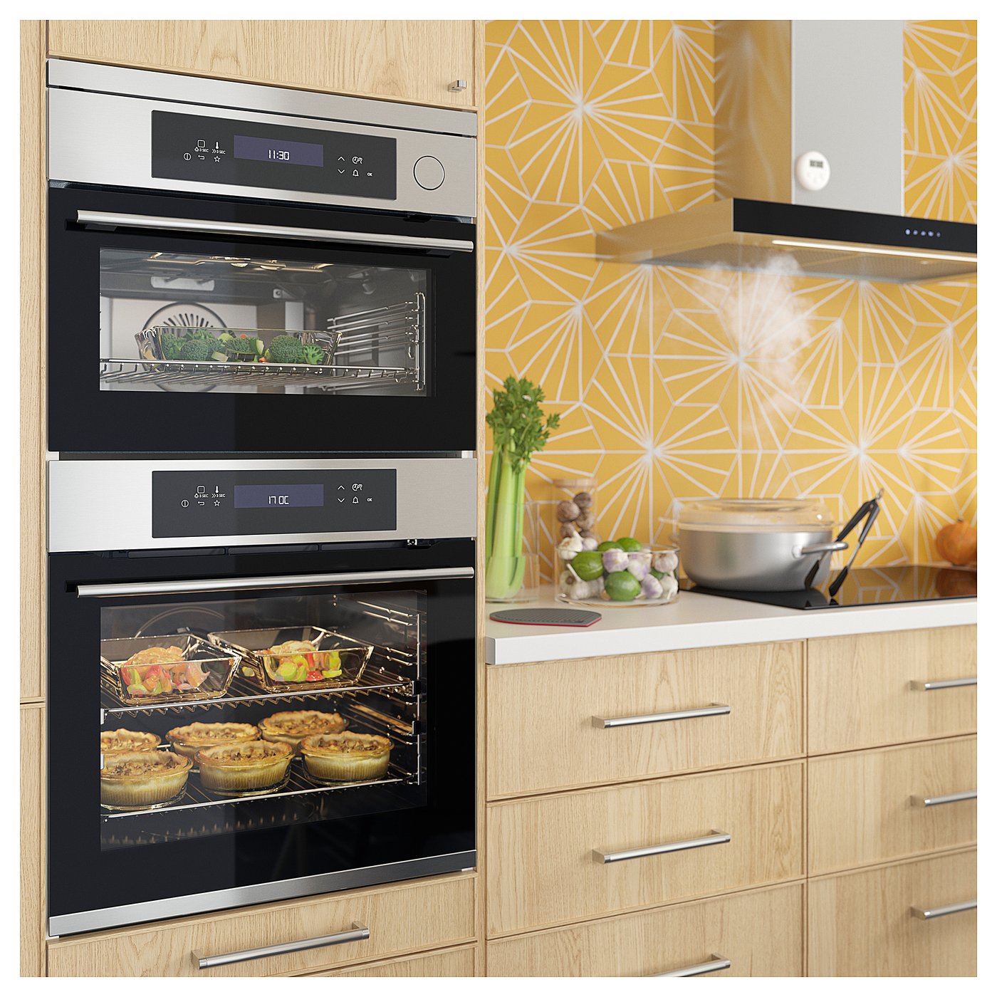 KULINARISK Steam oven, stainless steel IKEA