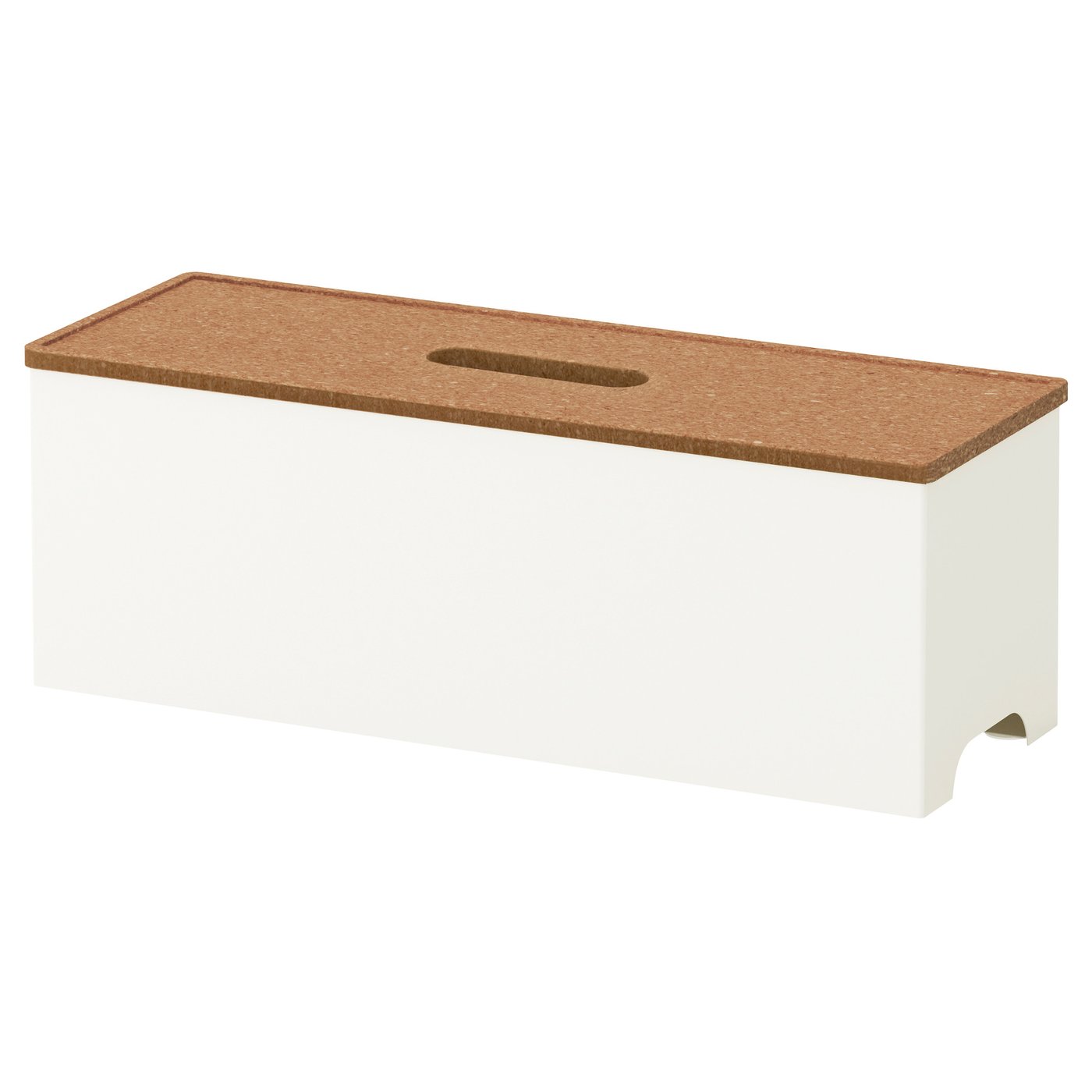 KVISSLE Cable management box cork, white IKEA