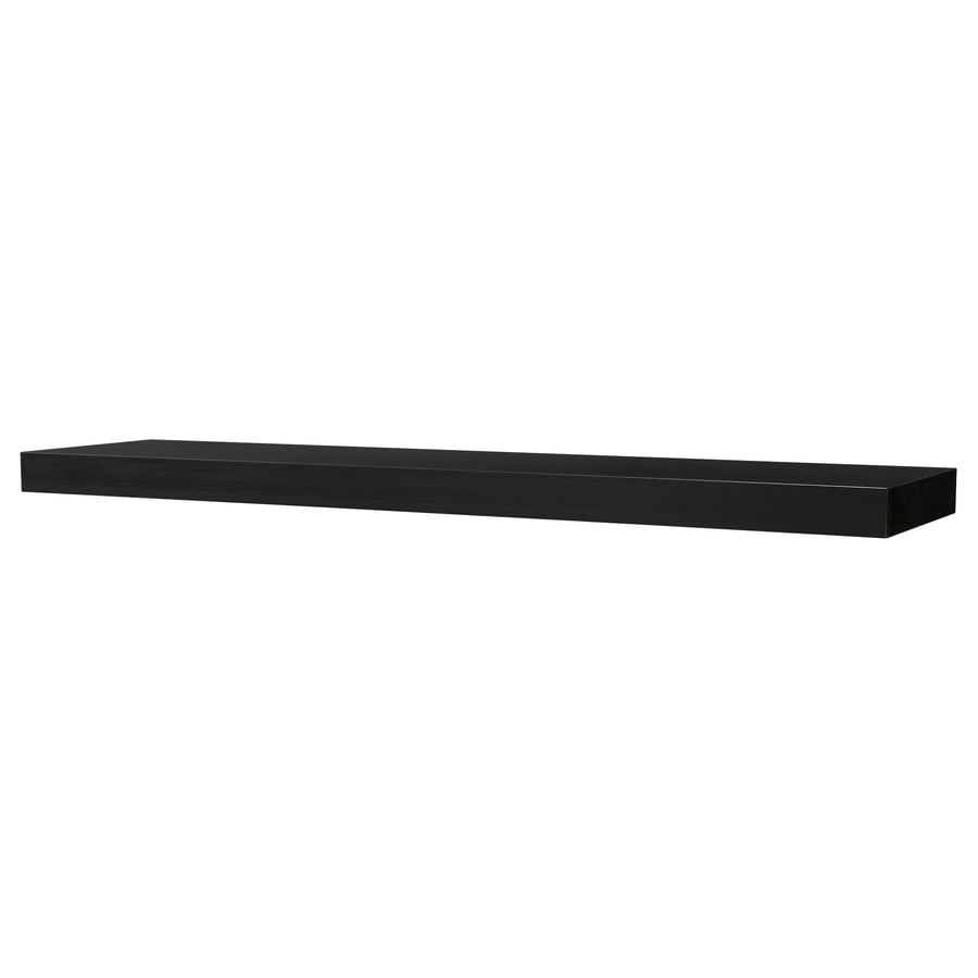 LACK Wall shelf, blackbrown, 190x26 cm IKEA