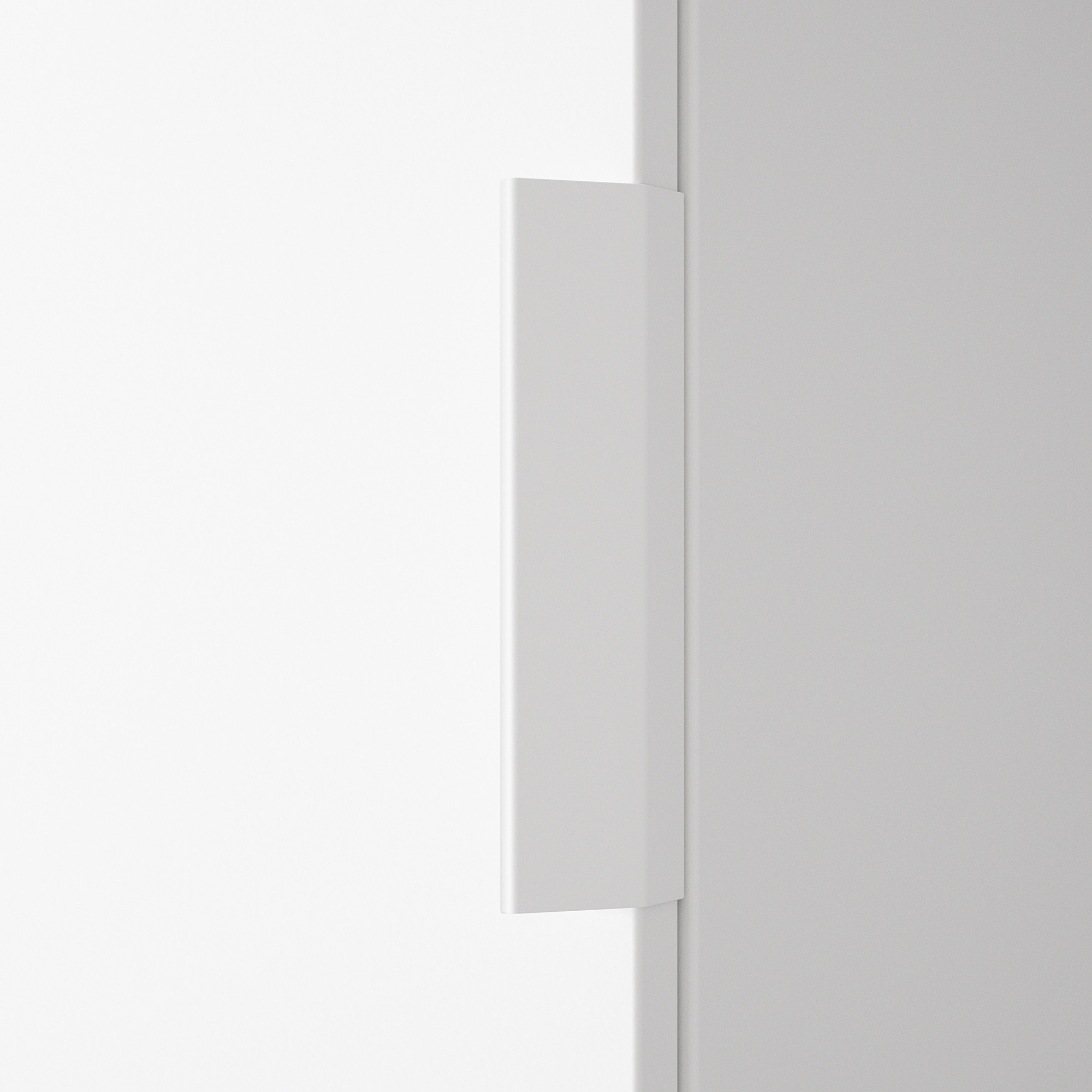 LÄTTHET Handle, white, 13 cm