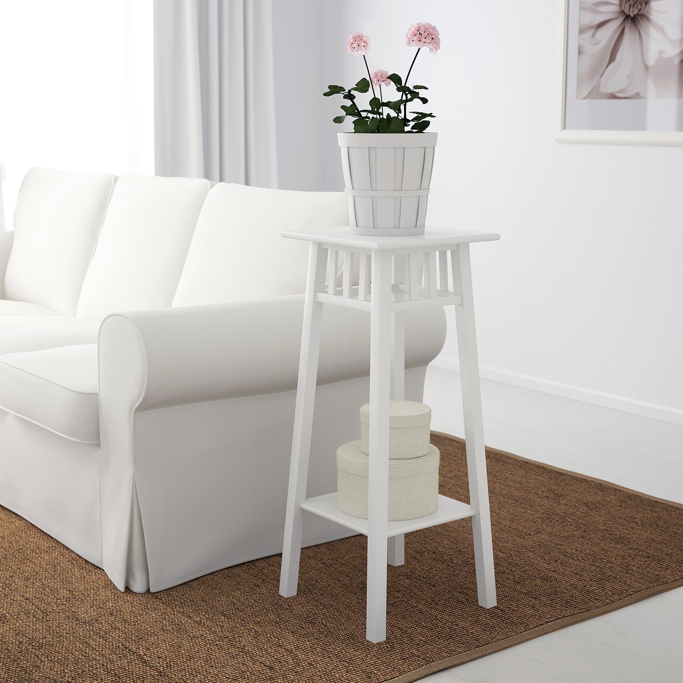 Lantliv Plant Stand White Ikea