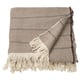 LAPPKATTFOT Throw, brown/black, 130x170 cm