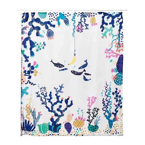 Lasjon Shower Curtain Ikea