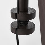 LAUTERS Floor lamp, brown ash/white