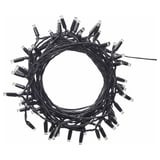 LEDLJUS LED lighting chain with 64 lights, outdoor black