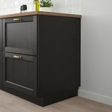 LERHYTTAN Cover panel, black stained, 91.4x243.8 cm