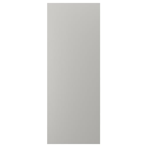 LERHYTTAN light grey kitchen door with bevelled edges and classic design.