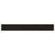 LERHYTTAN Drawer front, black stained, 80x10 cm