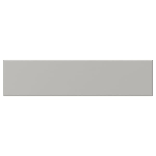 LERHYTTAN Drawer front, light grey, 40x10 cm
