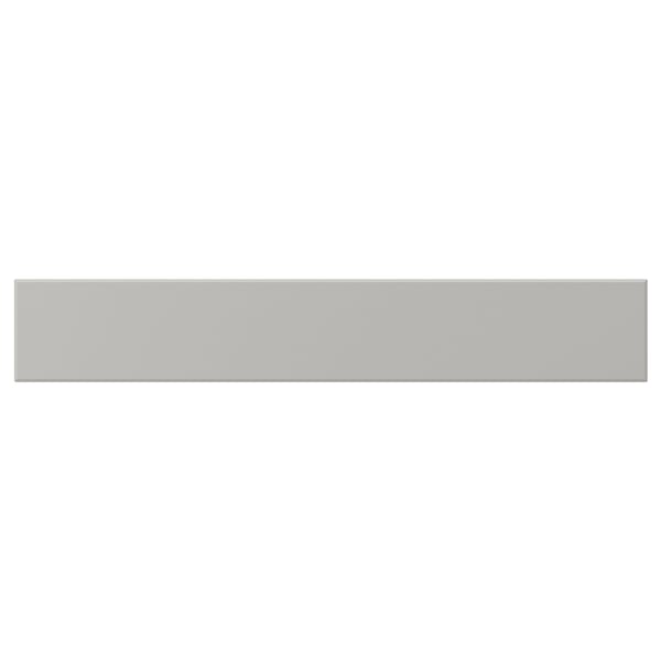 LERHYTTAN Drawer front, light grey, 60x10 cm