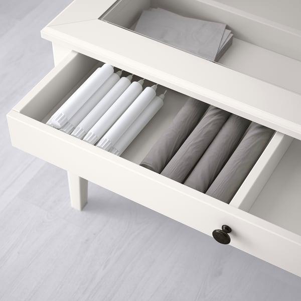 Liatorp Coffee Table White Glass 93x93 Cm Ikea