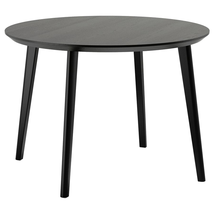 LISABO Table, black, 105 cm IKEA