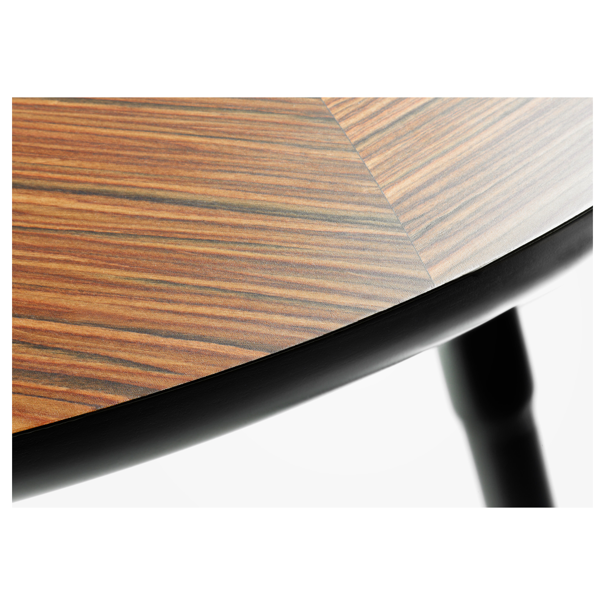 LÖVBACKEN Side table, medium brown, 77x39 cm