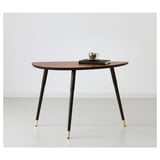 LÖVBACKEN Side table, medium brown, 77x39 cm
