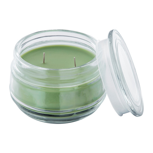 LUGGA Scented candle in glass, 2 wicks IKEA