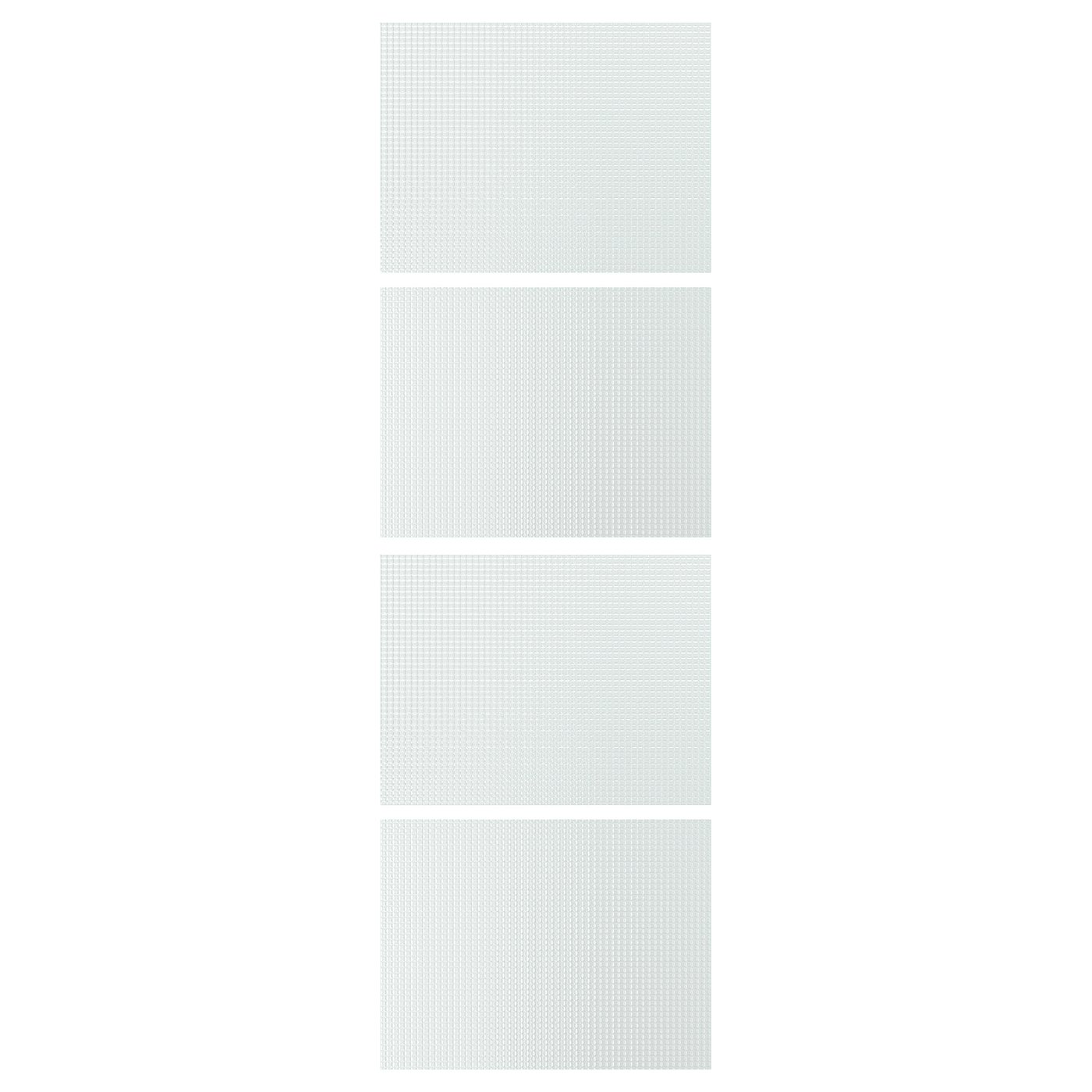 LUNDBRÄSMA 4 panels for sliding door frame 75x236 cm