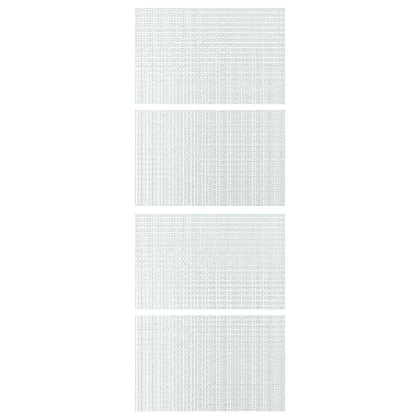 LUNDBRÄSMA 4 panels for sliding door frame 75x201 cm