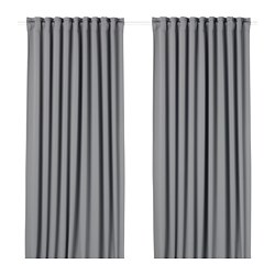 Marjun Block Out Curtains 1 Pair Ikea
