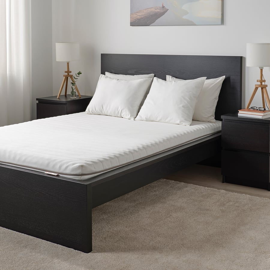 MALFORS Foam mattress, medium firm/white, Queen - IKEA