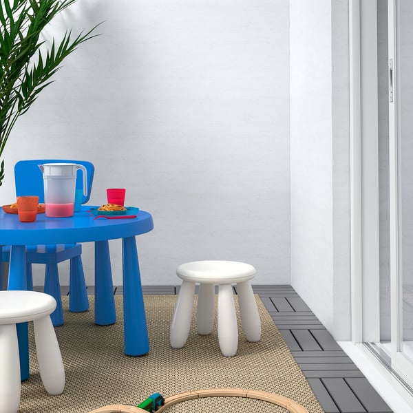 Mammut Children S Stool In Outdoor White White Ikea