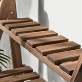 MANNAASK Plant stand with hanger, indoor/outdoor acacia, 140 cm