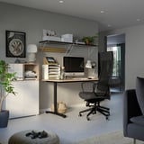 MARKUS Office chair, Vissle dark grey