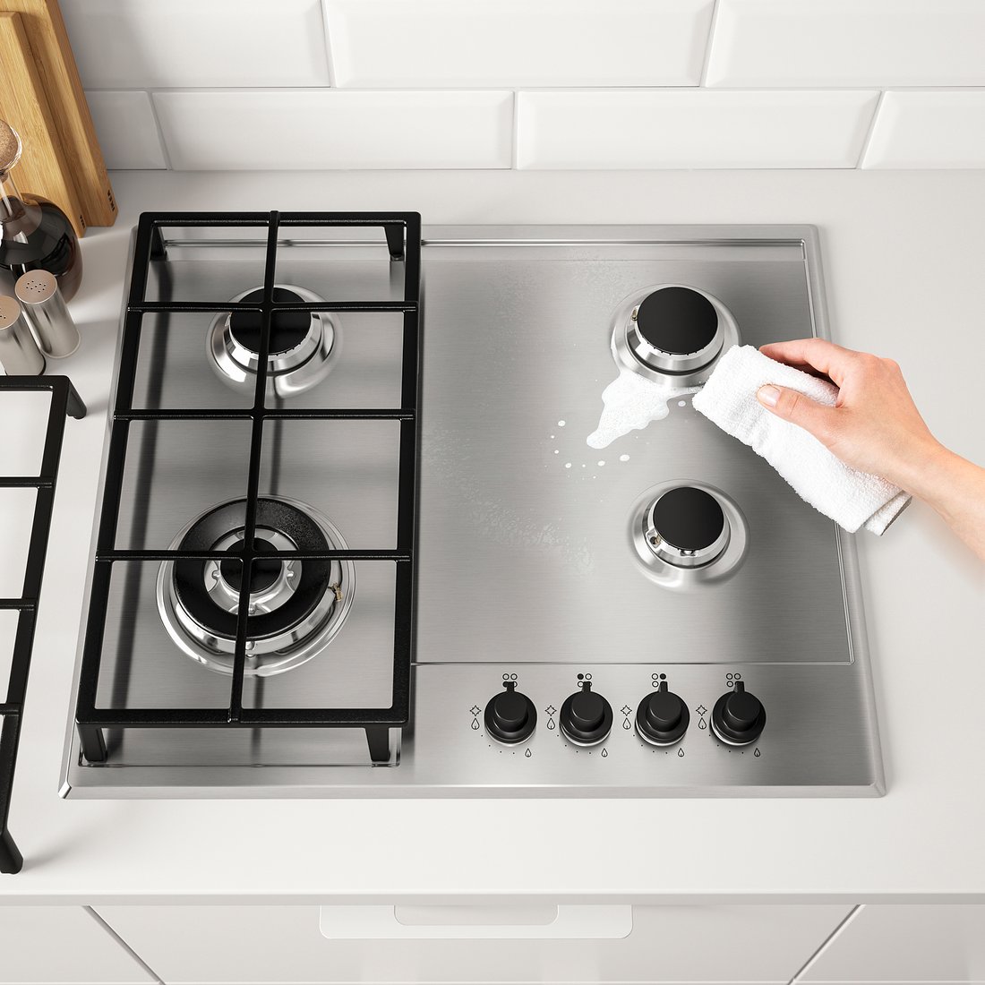MATMÄSSIG Gas hob, stainless steel IKEA