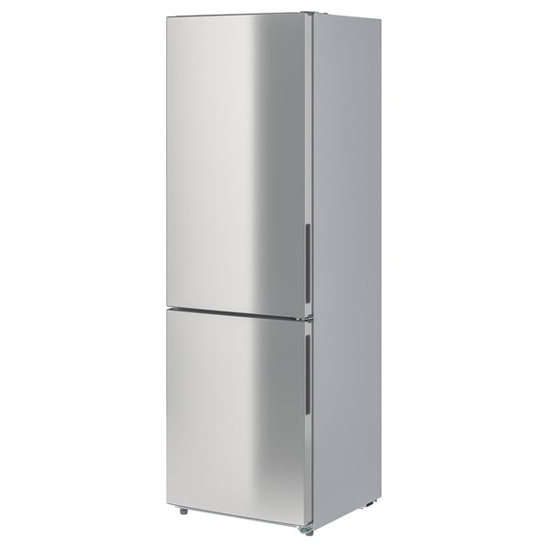 MEDGÅNG Fridge/freezer, IKEA 500 freestanding/stainless steel, 219/83 l