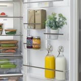 MEDGÅNG Fridge/freezer, IKEA 500 freestanding/stainless steel, 219/83 l