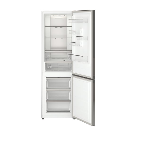 MEDGÅNG Fridge/freezer, IKEA 500 freestanding/stainless steel, 219/83 l