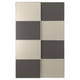 MEHAMN Pair of sliding doors, aluminium double sided/dark grey grey-beige, 150x236 cm
