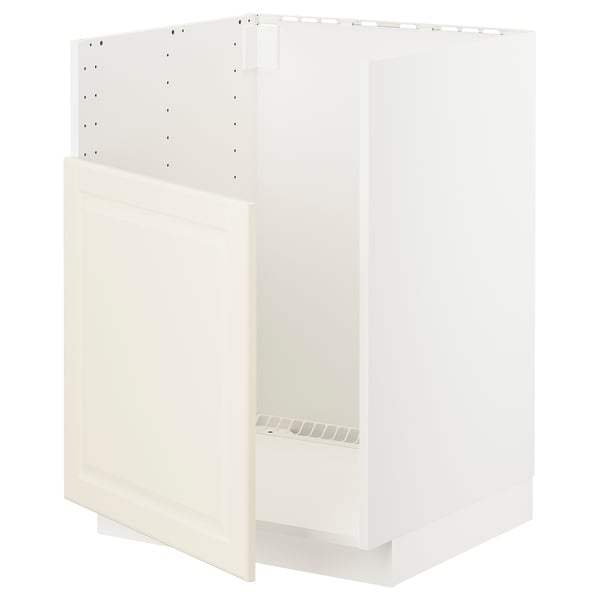 METOD Base cab f TALLSJÖN sink, white/Bodbyn off-white, 60x60x80 cm