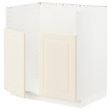 METOD Base cab f TALLSJÖN sink, white/Bodbyn off-white, 80x60x80 cm
