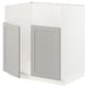METOD Base cab f TALLSJÖN sink, white/Lerhyttan light grey, 80x60x80 cm