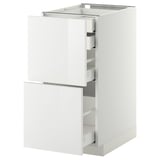 METOD Base cb 2 frnts/2 low/1 md/1 hi drw, white Maximera/Ringhult white, 40x60x80 cm