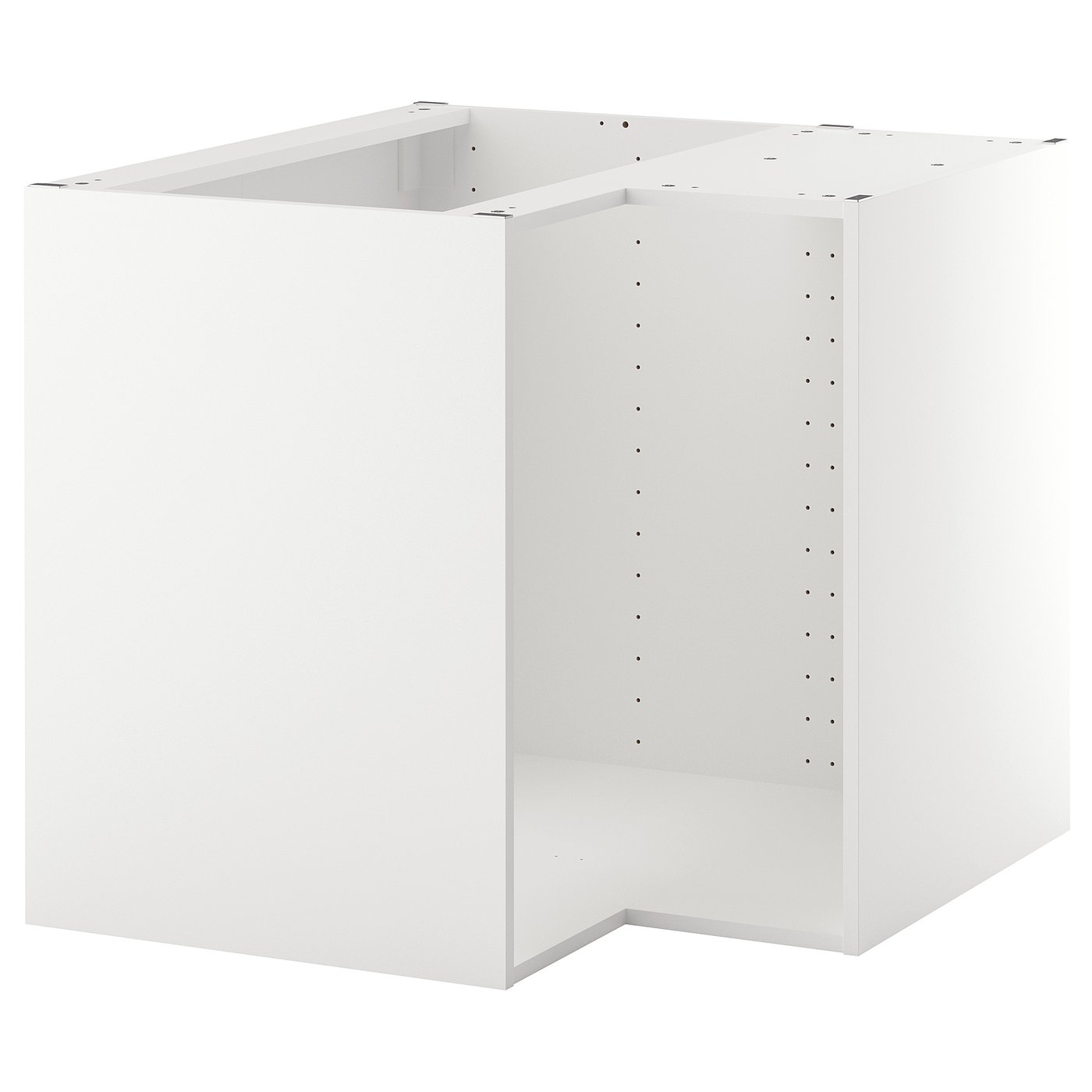 METOD Corner base cabinet frame, white, 88x88x80 cm - IKEA