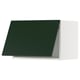 METOD Wall cabinet horizontal, white/Havstorp deep green, 60x37x40 cm