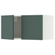 METOD Wall cabinet with 2 doors, white/Aspudden dark grey-green, 80x37x40 cm