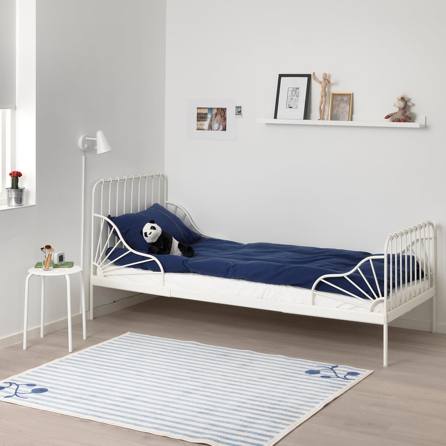 MINNEN extendable bed, white, 91x190 cm IKEA