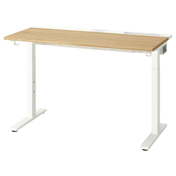 MITTZON Table top, oak veneer, 120x48 cm