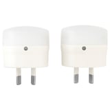 MÖRKRÄDD LED nightlight with sensor, white
