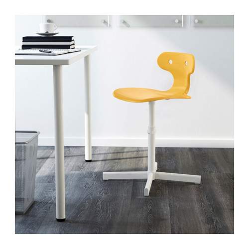 MOLTE Desk chair - yellow - IKEA