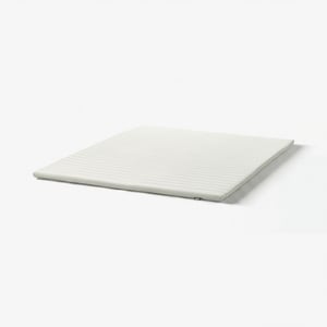 NÄSFJÄLLET Mattress pad, white, Queen