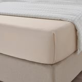 NATTJASMIN Flat sheet, light beige, King