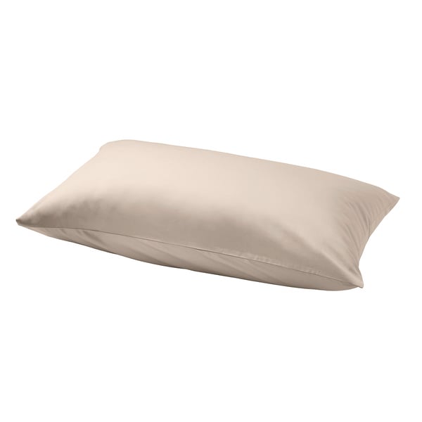 NATTJASMIN Pillowcase, light beige, 50x80 cm