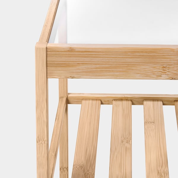 NESNA Bedside table, bamboo, 40x30 cm